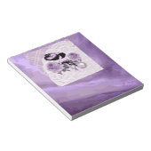 Lovely Lavender Lady  Lace Small Notitieblok (Schuin)