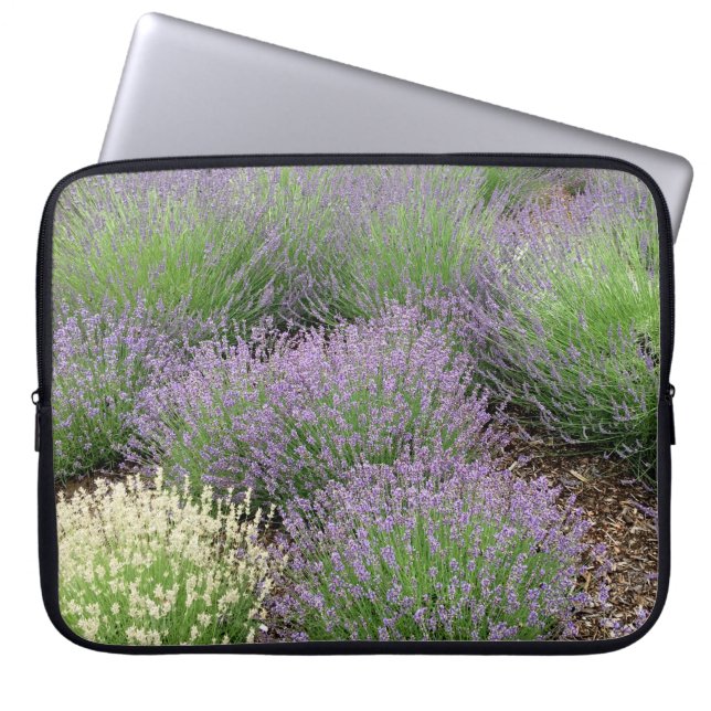 Lovely Lavender Laptop Sleeve (Voorkant)
