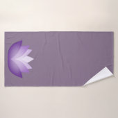 Lovely Lavender Lotus Flower Badhanddoek (Badhanddoek)
