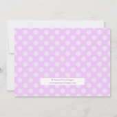 Lovely Lavender Photo Birthday Party Uitnodiging (Achterkant)