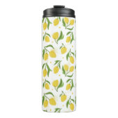 Lovely Lemon Yellow Green Thermal Tumbler Fles (Voorkant)