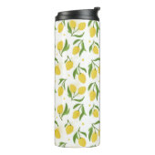 Lovely Lemon Yellow Green Thermal Tumbler Fles (Gedraaid links)