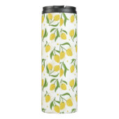 Lovely Lemon Yellow Green Thermal Tumbler Fles (Achterkant)