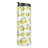 Lovely Lemon Yellow Green Thermal Tumbler Fles (Geroteerd rechts)
