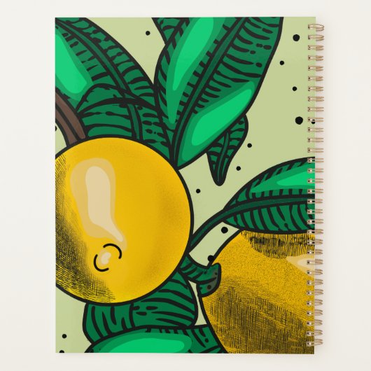 Lovely Lemons  Planner (Achterkant)