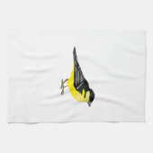 Lovely Lesser Goldfinch Theedoek (Horizontaal)