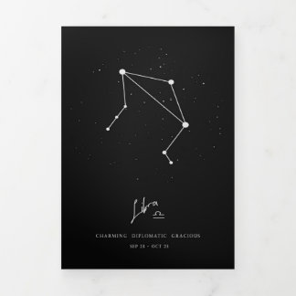 Lovely Libra Zodiac - Funny Libra Zodiac Lover Gif Drieluik Aankondiging