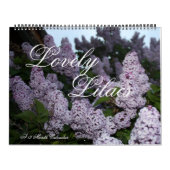Lovely Lilacs 12-maandelijkse kalender (Hoes)