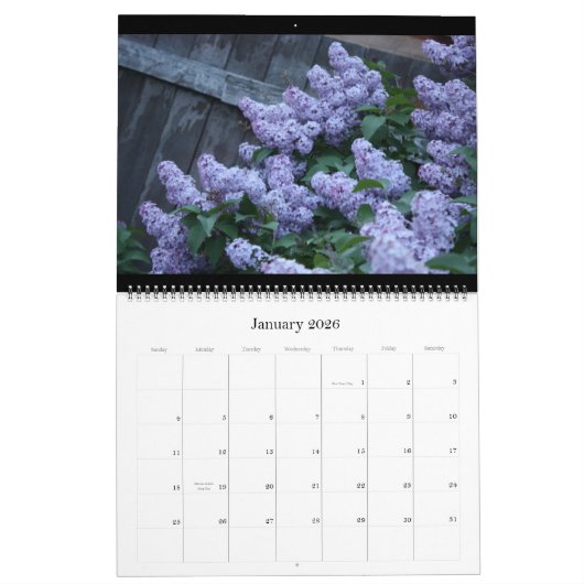 Lovely Lilacs 12-maandelijkse kalender (Jan 2026)