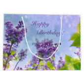 Lovely Lilacs Happy Birthday Groot Cadeauzakje (Achterkant)