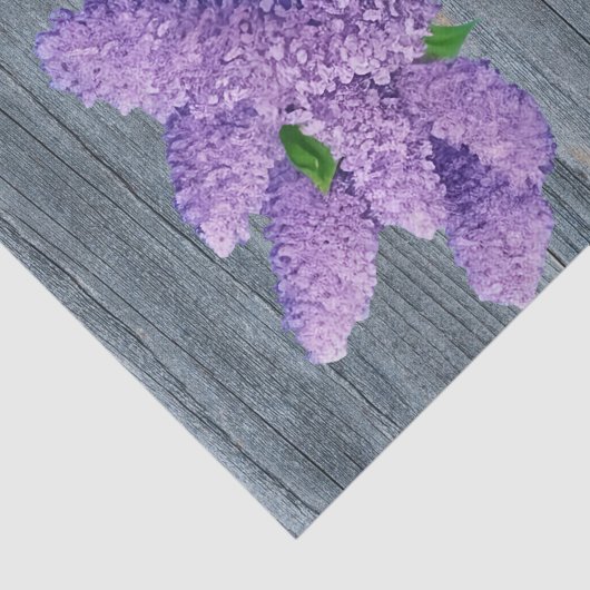 Lovely Lilacs in Rustic Mason Jar Tissuepapier (Detail)