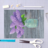 Lovely Lilacs in Rustic Mason Jar Tissuepapier (Craft)