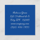 Lovely Lilacs in Rustic Mason Jar Vierkante Visitekaartje (Achterkant)