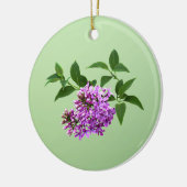 Lovely Lilacs Keramisch Ornament (Links)