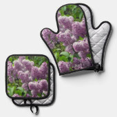 Lovely Lilacs Ovenwant & Pannenlap Set (Voorkant / Achterkant)