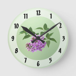 Lovely Lilacs Ronde Klok