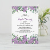 Lovely Lilacs Vrijgezellenfeest Kaart (Staand voorkant)