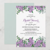 Lovely Lilacs Vrijgezellenfeest Kaart (Voorkant / Achterkant)