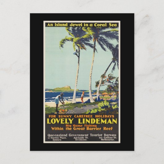 Lovely Lindeman Great Barrier Reef Briefkaart (Voorkant)