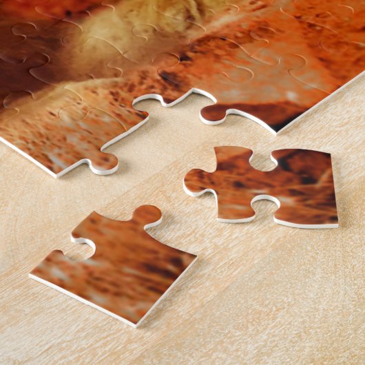 Lovely Lion Couple, Jigzaag Puzzle Legpuzzel (Zijkant)