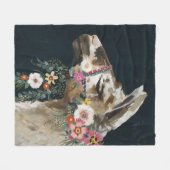 Lovely Llama Fleece Deken (Voorkant (Horizontaal))