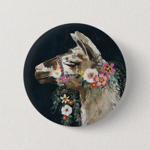 Lovely Llama Ronde Button 5,7 Cm