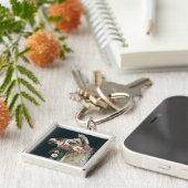 Lovely Llama Sleutelhanger (Zijkant)