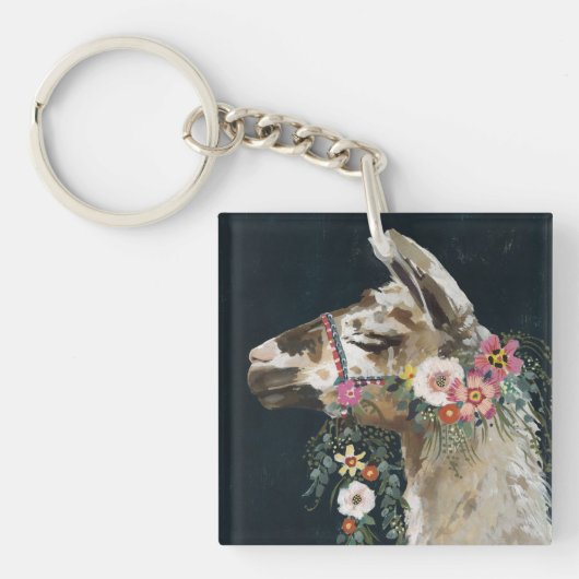 Lovely Llama Sleutelhanger (Voorkant)