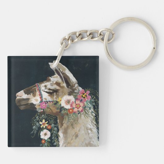 Lovely Llama Sleutelhanger (Achterkant)