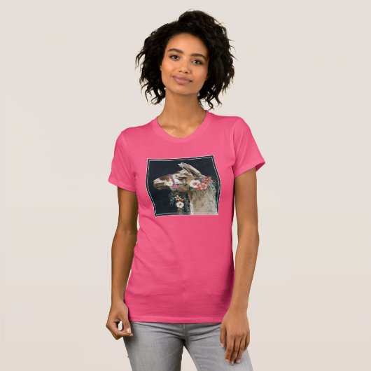 Lovely Llama T-shirt (Voorkant volledig)