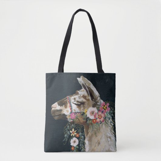 Lovely Llama Tote Bag (Voorkant)