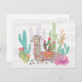 Lovely Llamas I Briefkaart (Voorkant / Achterkant)