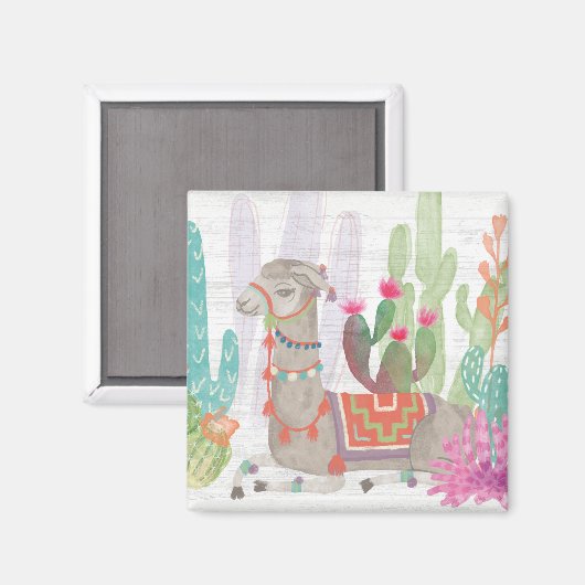 Lovely Llamas I Magneet (Voorkant / Achterkant)