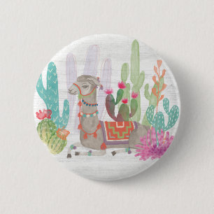 Lovely Llamas I Ronde Button 5,7 Cm