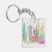 Lovely Llamas I Sleutelhanger (Voorkant Links)