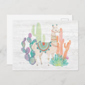 Lovely Llamas II Briefkaart (Voorkant / Achterkant)