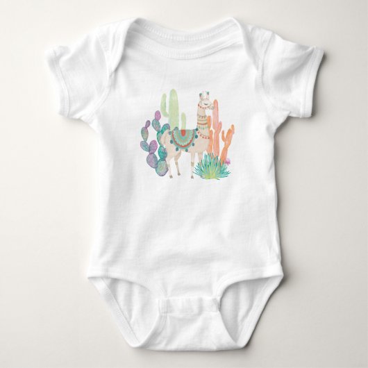 Lovely Llamas II Romper (Voorkant)