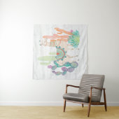 Lovely Llamas II Wandkleed (In situ)