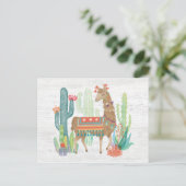 Lovely Llamas III Briefkaart (Staand voorkant)