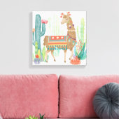 Lovely Llamas III Canvas Afdruk (Insitu (Woonkamer))