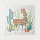 Lovely Llamas III Wandkleed (Voorkant (horizontaal))