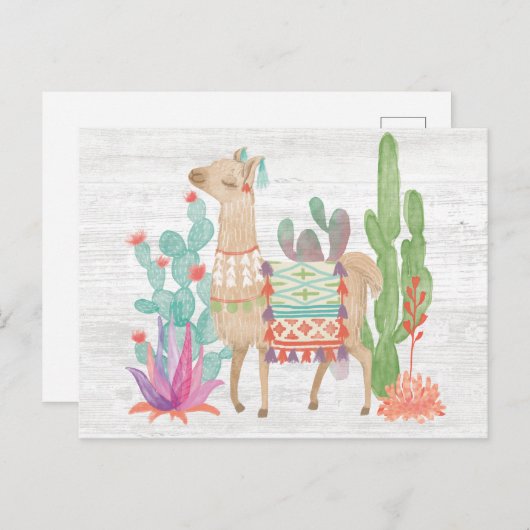 Lovely Llamas IV Briefkaart (Voorkant / Achterkant)