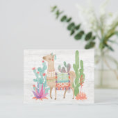 Lovely Llamas IV Briefkaart (Staand voorkant)