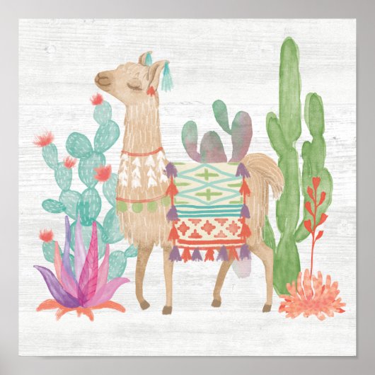 Lovely Llamas IV Poster (Voorkant)