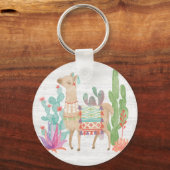 Lovely Llamas IV Sleutelhanger (Voorkant)