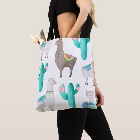 Lovely Llamas Tote Bag (Dichtbij)