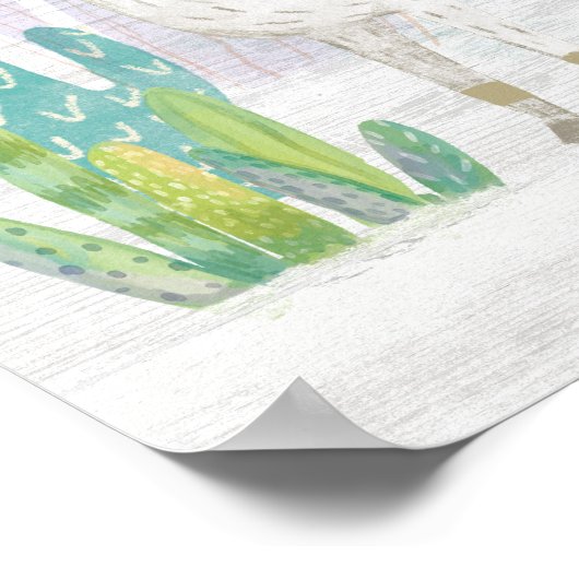 Lovely Llamas V Poster (Hoek)