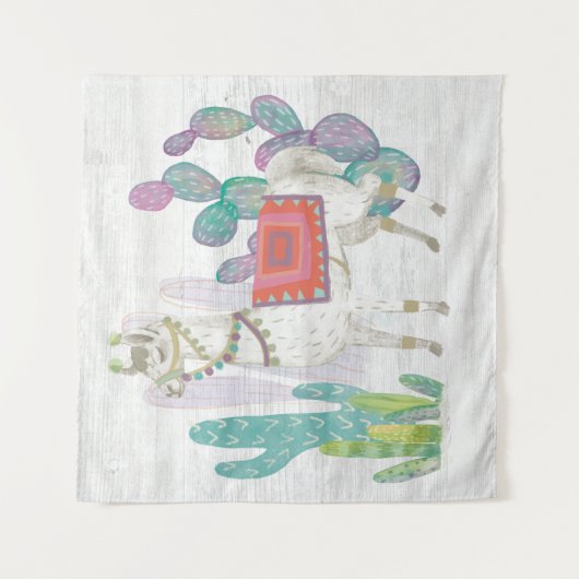 Lovely Llamas V Wandkleed (Voorkant)