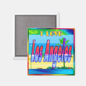 "Lovely Los Angeles 2" Magnet (Voorkant / Achterkant)
