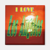 "Lovely Los Angeles" Magnet (Voorkant)